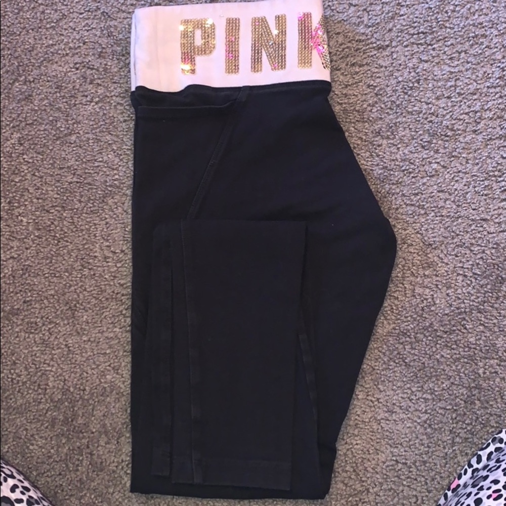 Pink Victoria’s Secret leggings